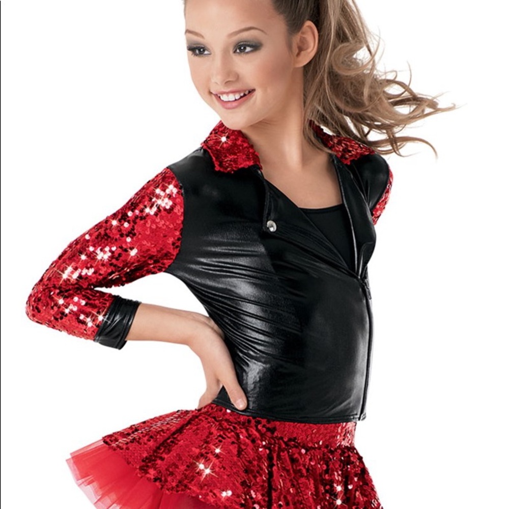 NWT Red Sequin Dress & Jacket Costume